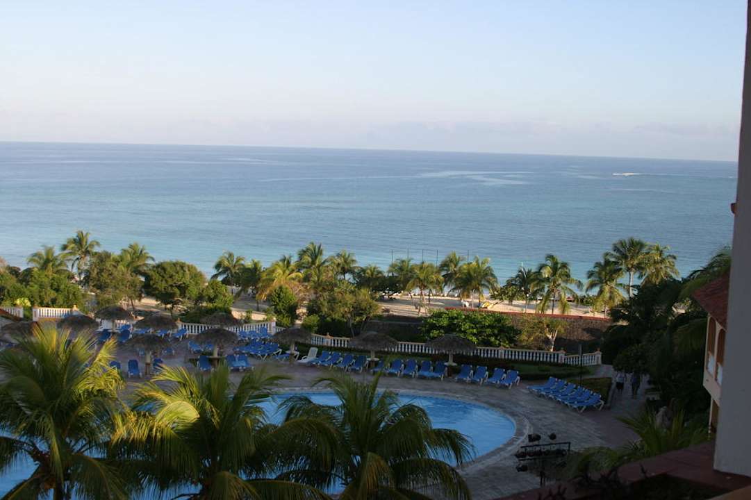 Ausblick vom Balkon des Zimmers Sol Rio De Luna y Mares