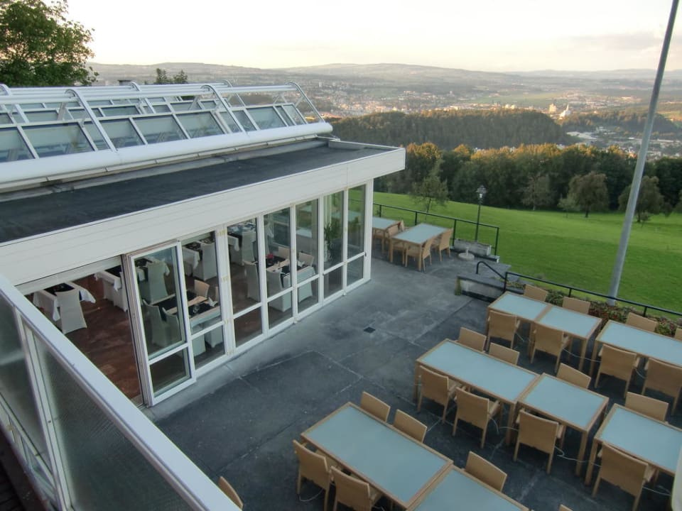 Ausblick auf das tolle Restaurant Hotel Sonnenberg