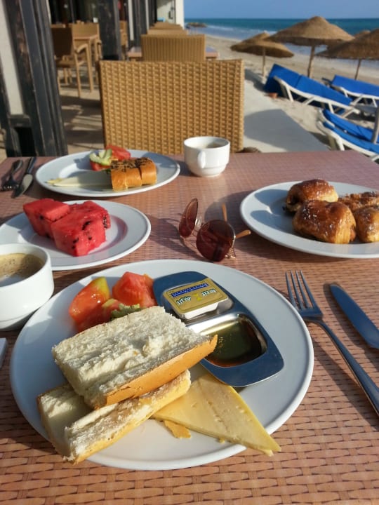 Frühstück am Meer Sentido Djerba Beach