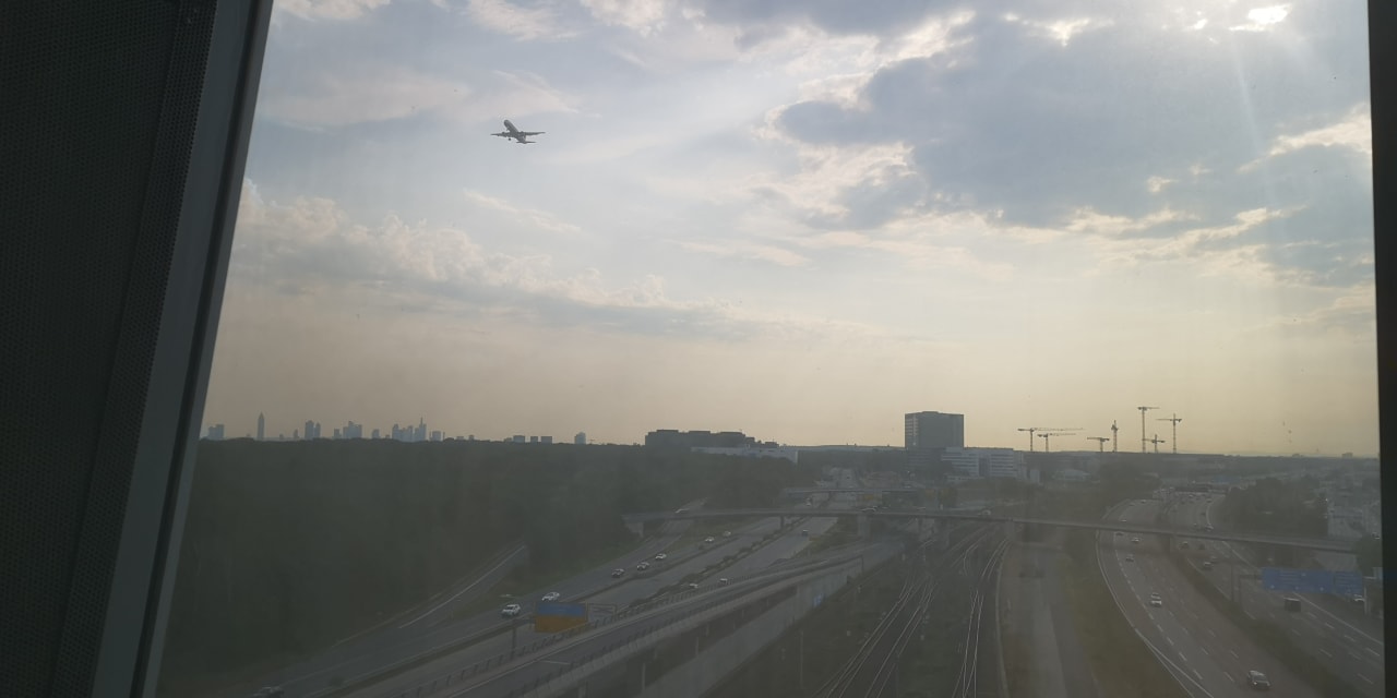 Ausblick Hilton Frankfurt Airport