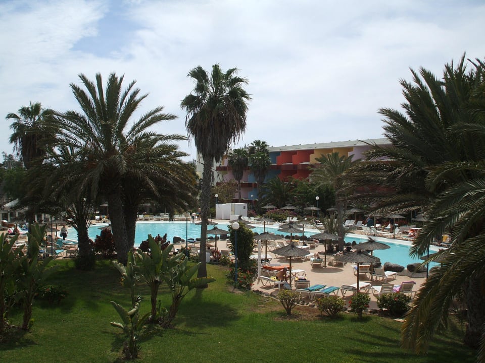 Poolbereich von meinem Balkon aus SBH Fuerteventura Playa