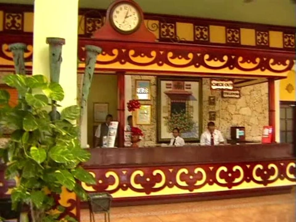 Eingangsbereich Hotel Riu Bambu