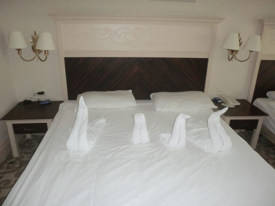 Anstelle der Handtücher im Badeszimmer Aydinbey Kings Palace & Spa