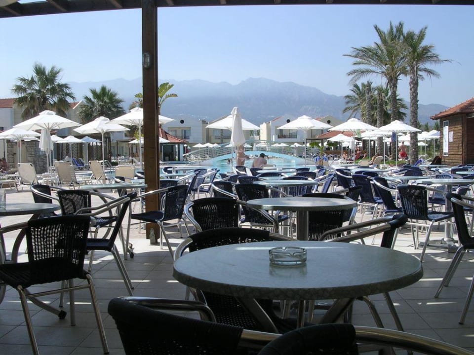 Blick von der Lobby Hotel Zorbas Beach