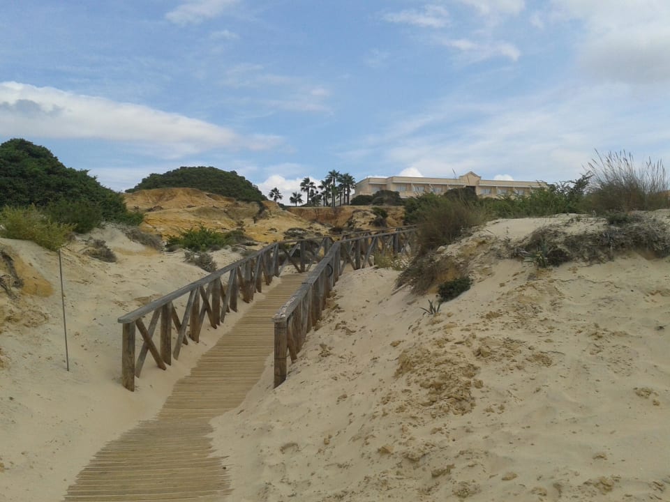 Weg zum Hotel  Hipotels Playa la Barrosa