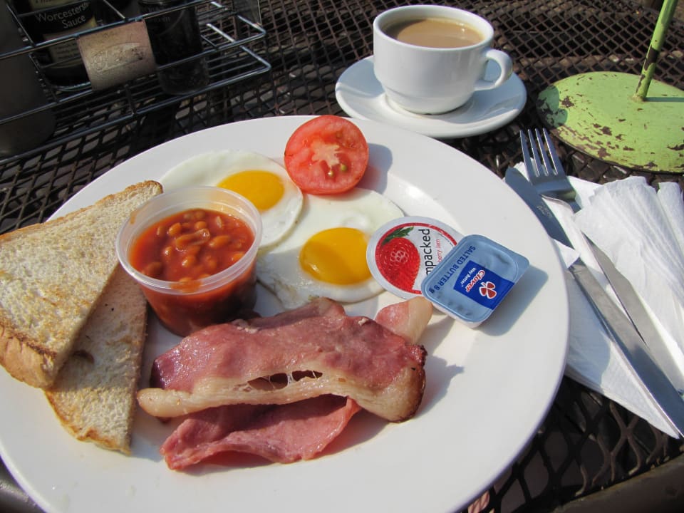 Frühstück Restcamp Lower Sabie