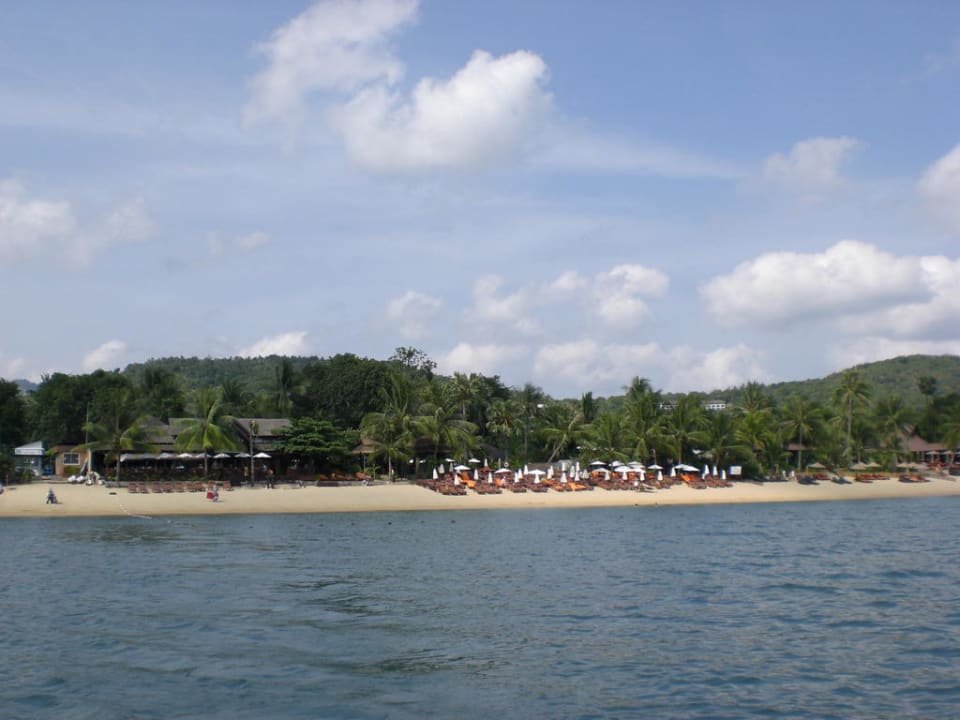Ansicht vom Wasser aus Bandara Spa Resort & Pool Villas, Samui