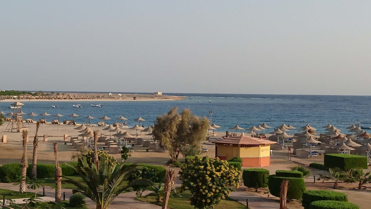 Ausblick Malikia Resort Abu Dabbab