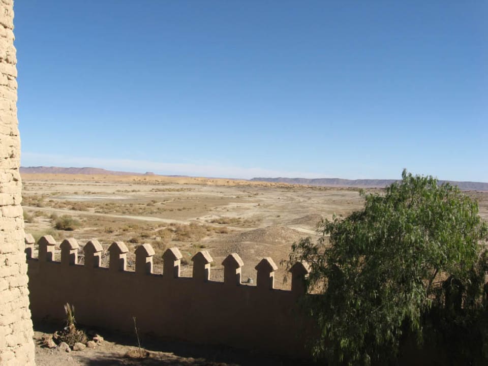 Ausblick auf die Umgebung Kasbah Hotel Xaluca Arfoud