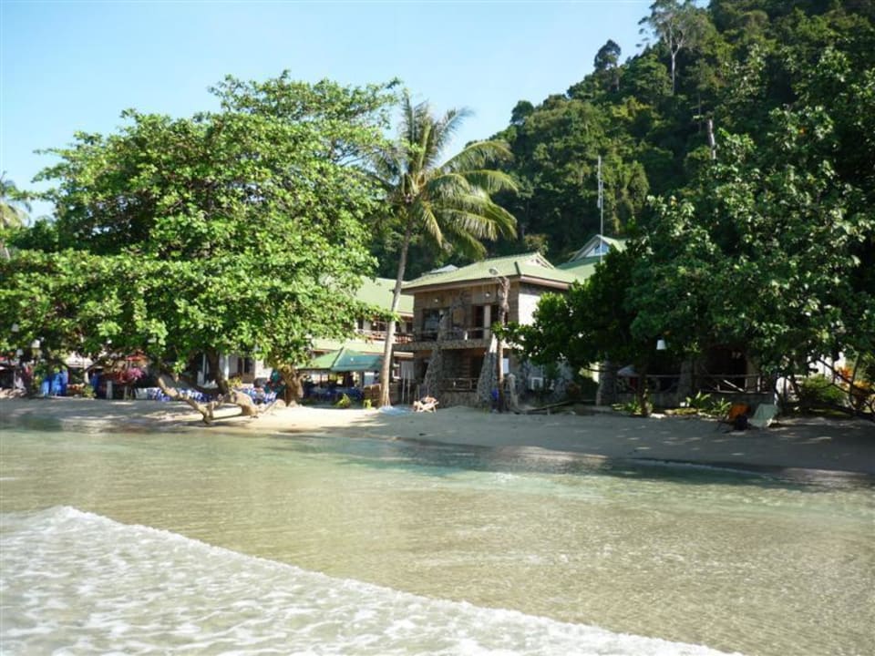 Resort vom Meer aus Hotel Koh Chang Lagoon Resort