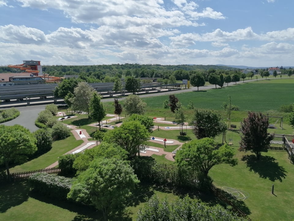 Ausblick All In Red Thermenhotel