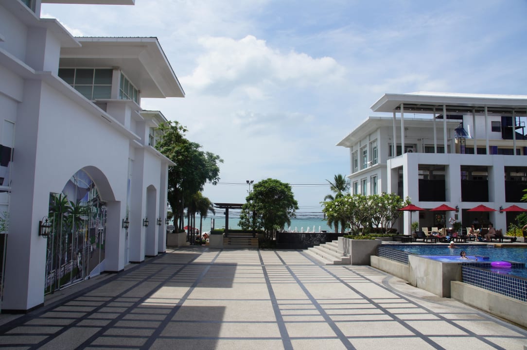 Blick vom Restaurant auf das Meer D Varee Jomtien Beach Pattaya