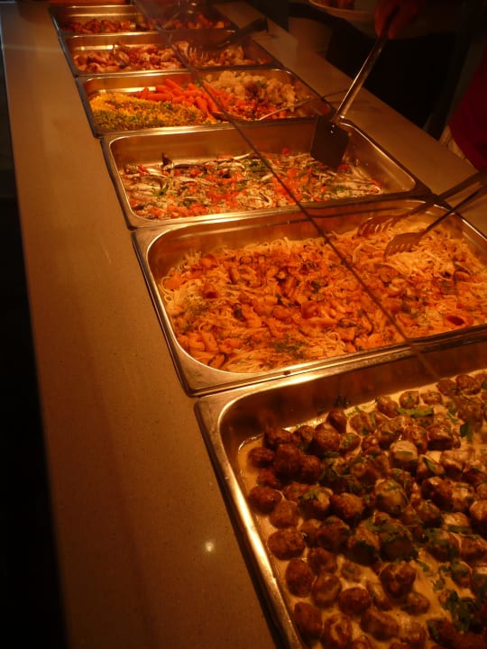 Abendbuffet (ein kleiner Teil) Civitel Creta Beach