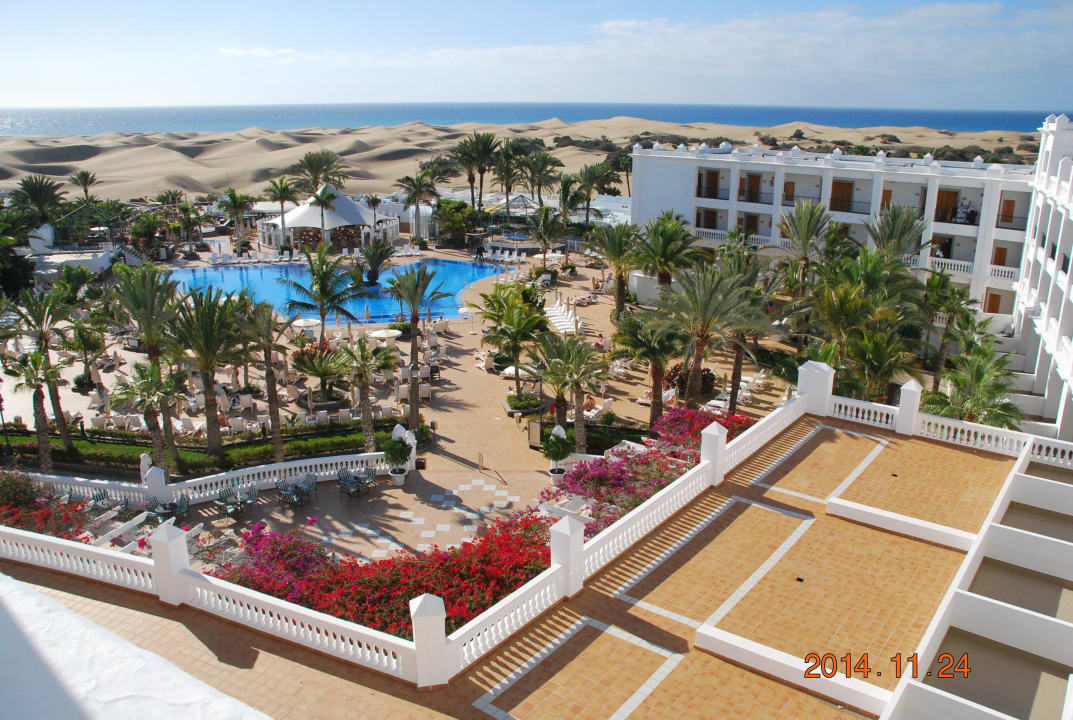 Vom Balkon  Hotel Riu Palace Maspalomas Adults Only