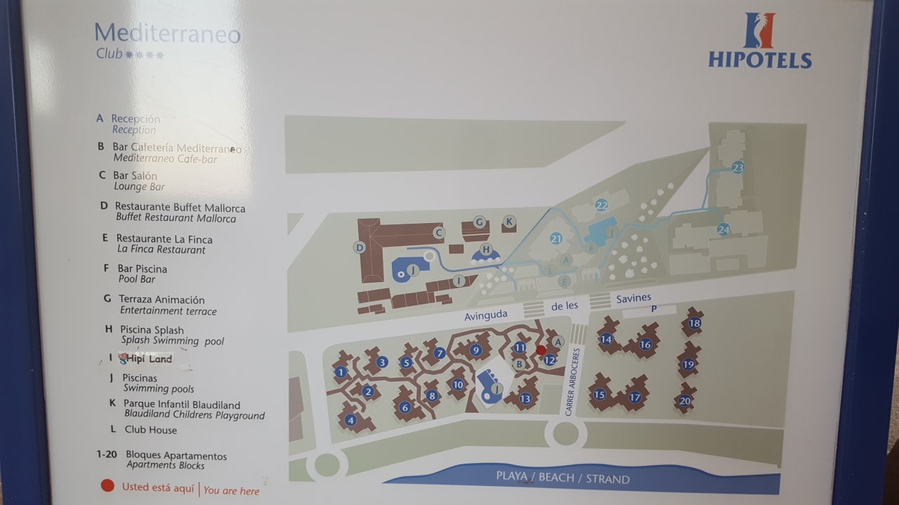 Sonstiges Hipotels Mediterraneo Club