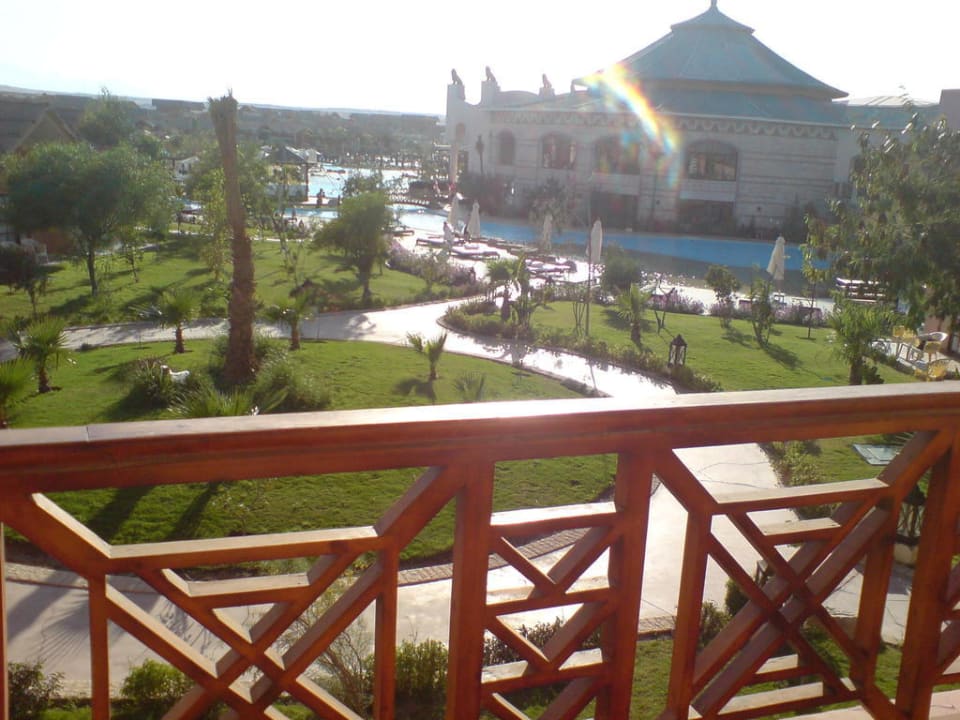 Ausblick vom Balkon Pickalbatros Jungle Aqua Park Resort - Neverland Hurghada