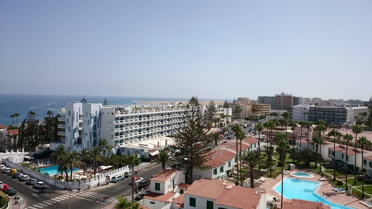 Ausblick vom Balkon Hotel Caserio