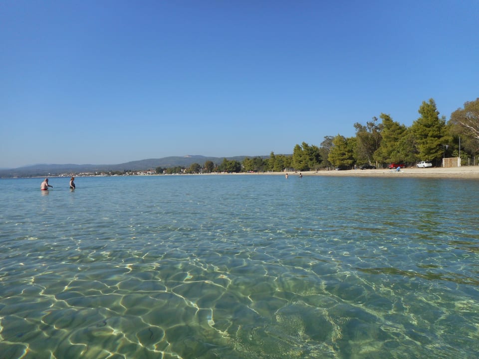 Vom Wasser aus Hotel Geranion Village