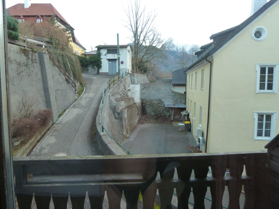 Blick auf eine Strassenlaterne Hotel Post am See