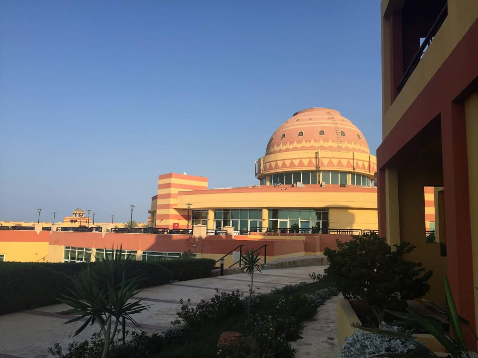 Blick von unserer Terrasse Malikia Resort Abu Dabbab