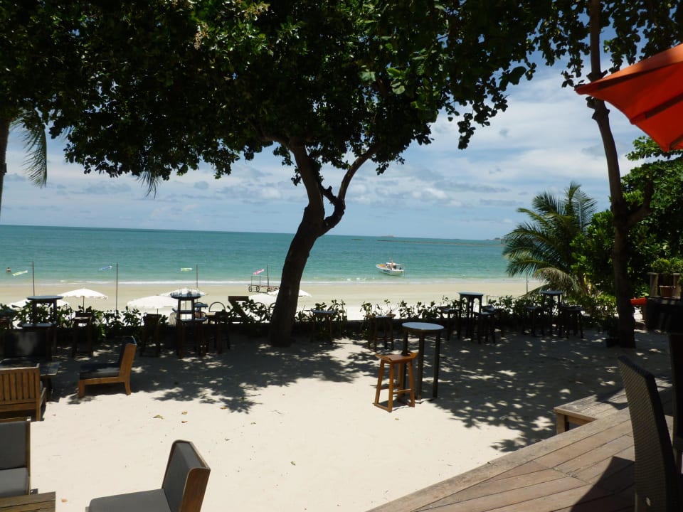 Blick zum Strand Sai Kaew Beach Resort