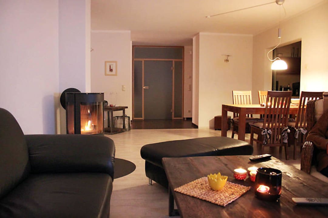 Wohnzimmer Ferienhaus Dine