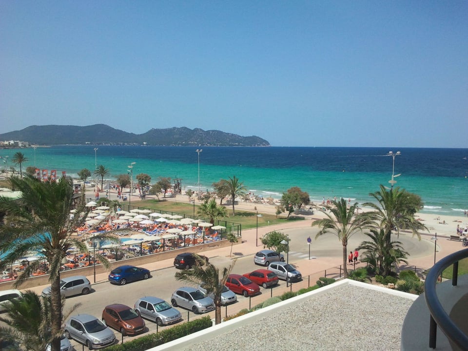 Ausblick vom Balkon Hipotels Hipocampo Playa