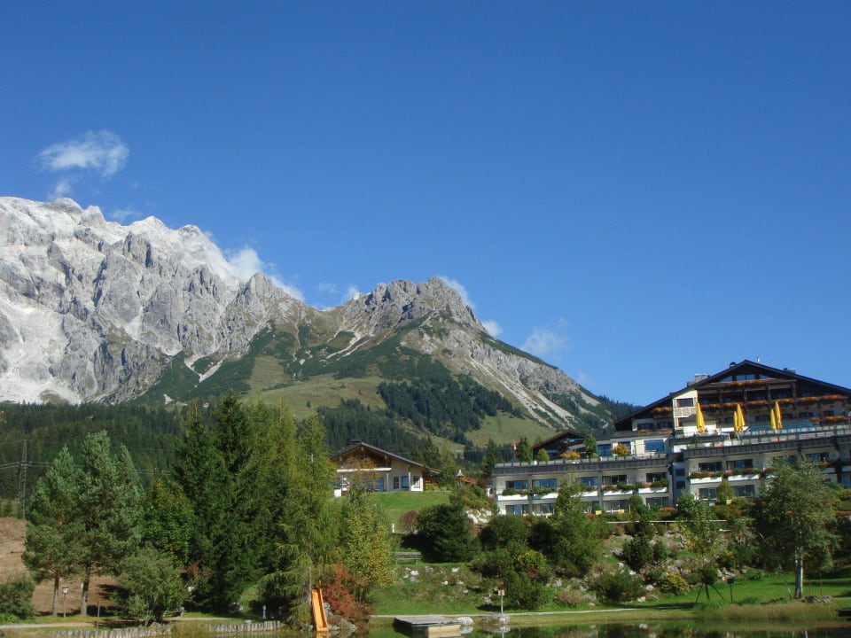 Hotelansicht Übergossene Alm Resort