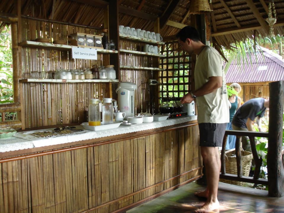 Beim Frühstück Hotel Railay Garden View Resort