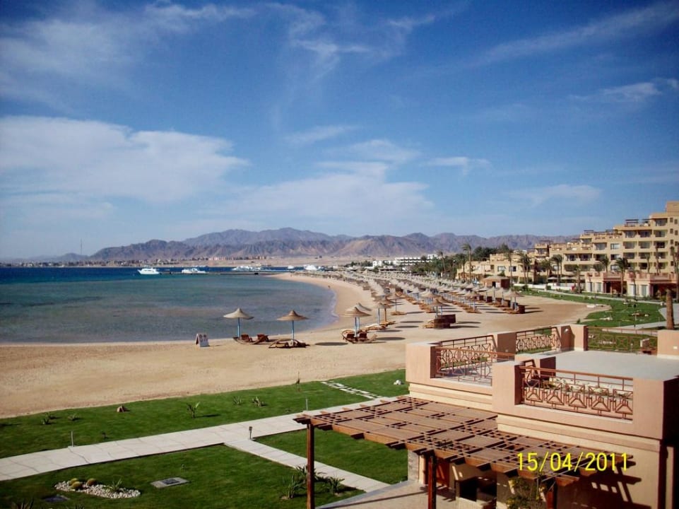 Strandblick vom Nachbarhotel aus Shams Prestige Abu Soma-Adults Only