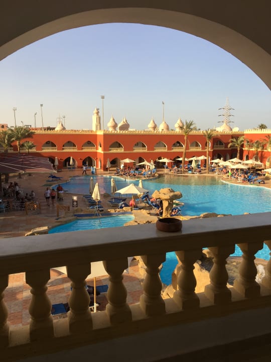 Zimmerausblick 623 Pickalbatros Alf Leila Wa Leila Resort - Neverland Hurghada