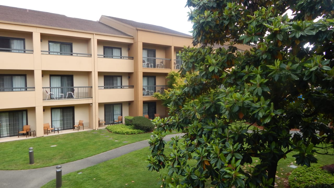 Gartenanlage Hotel Courtyard by Marriott Seattle South Center