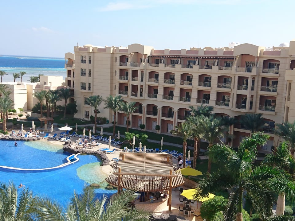 Ausblick von unserem Zimmer Tropitel Sahl Hasheesh