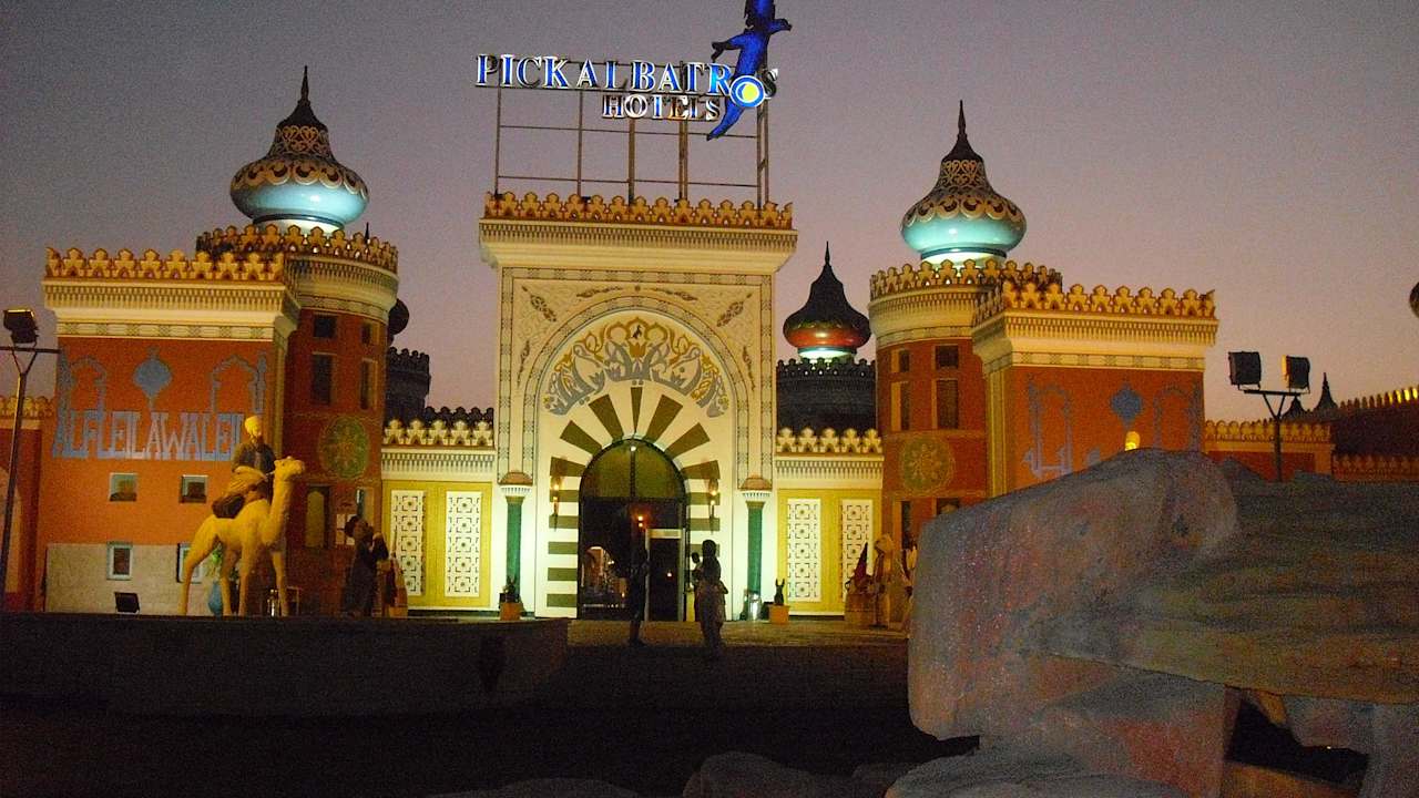 Eingangsbereich Pickalbatros Alf Leila Wa Leila Resort - Neverland Hurghada