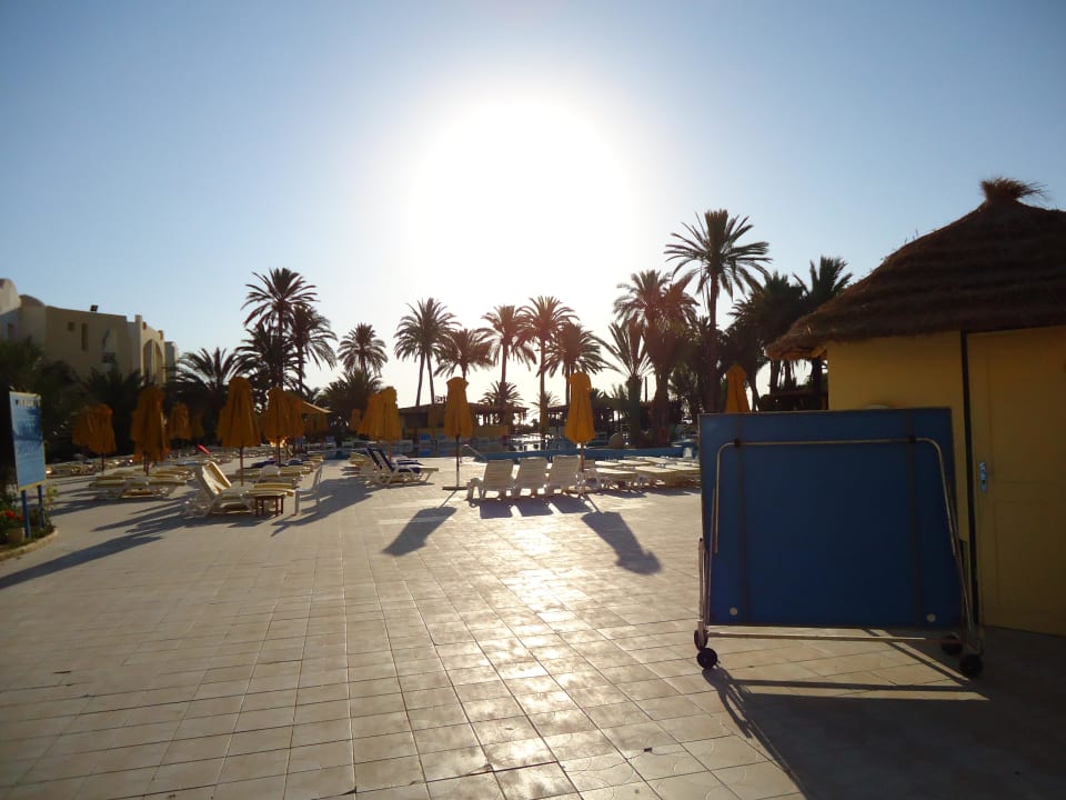 Zahrada ráno Hotel Eden Star