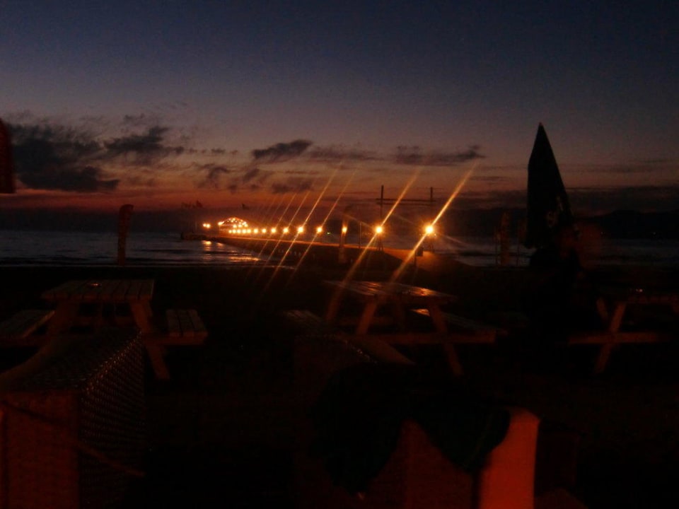 Abendstimmung am Hotelsteg Aqua Fantasy Aquapark Hotel & Spa
