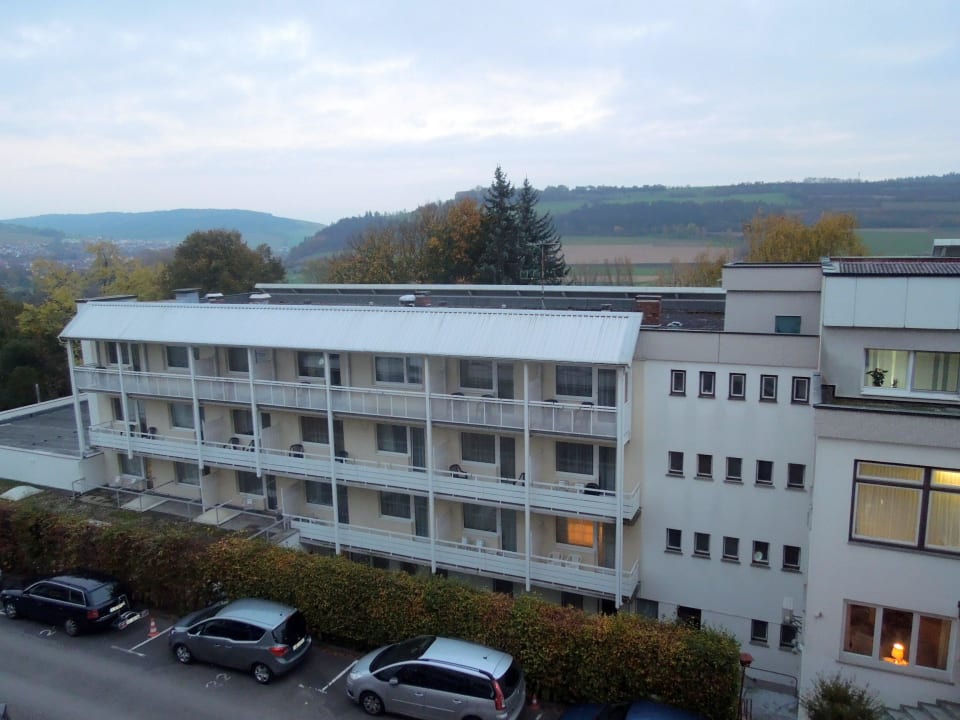 Blick vom Balkon Vitalhotel König am Park