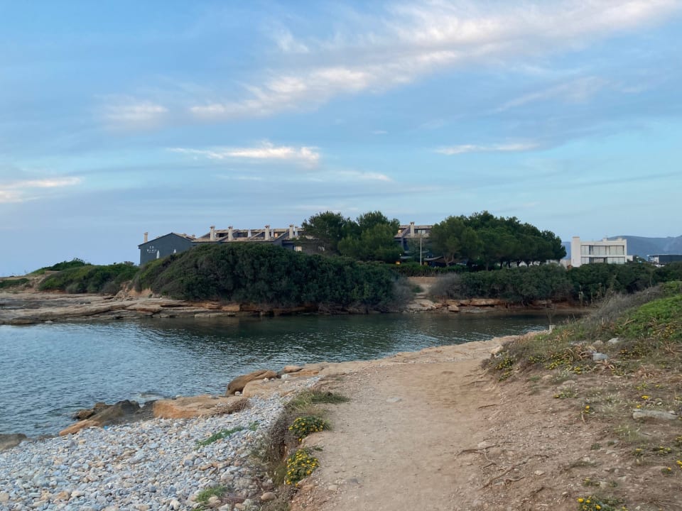 Strand Es Blau des Nord