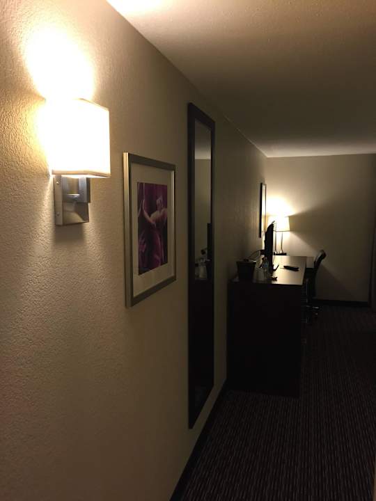 Vom Eingang aus Hotel La Quinta Inn & Suites Romulus Detroit Airport