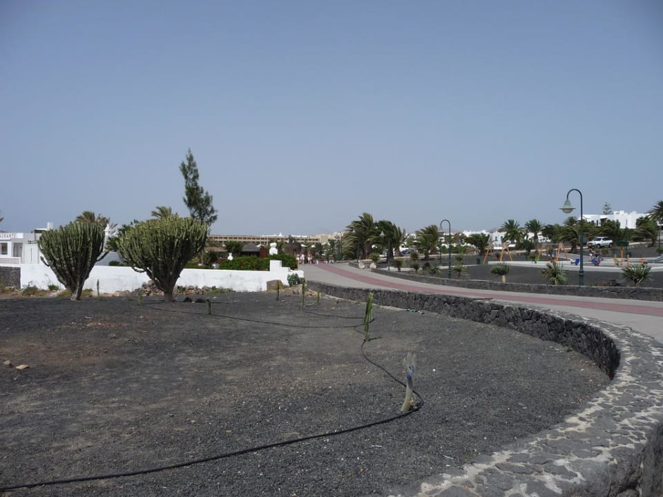 Promenade vor dem Hotel allsun App.-Hotel Albatros