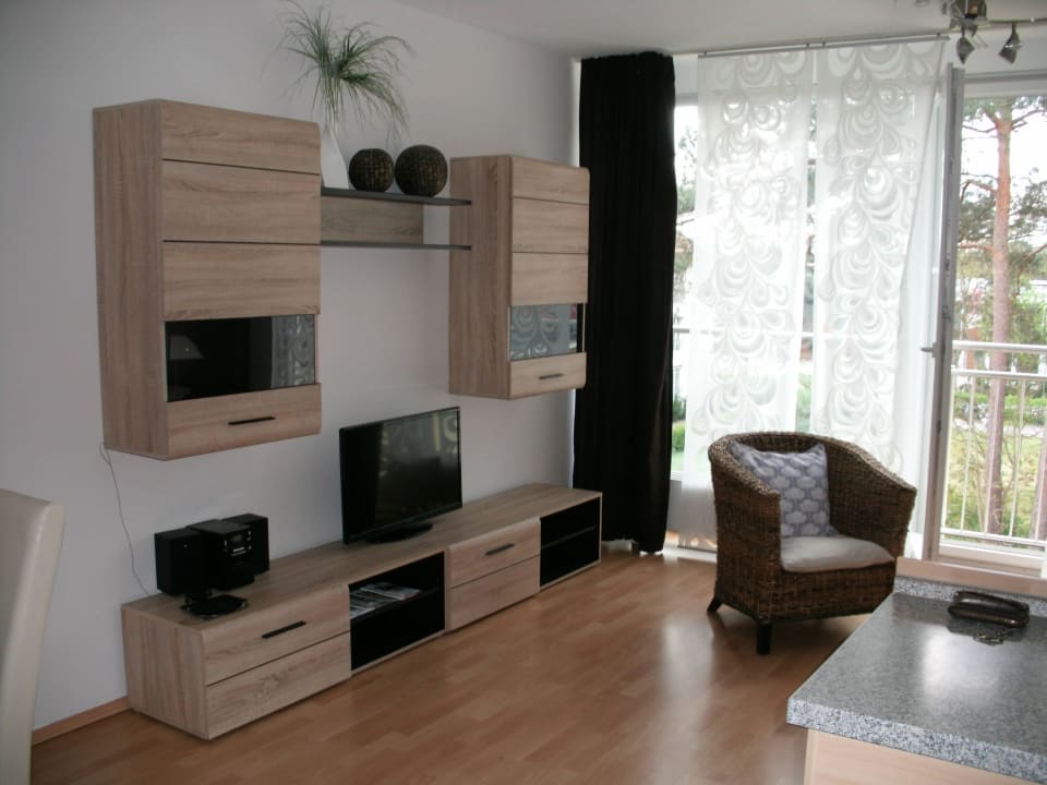 Der Wohnraum Apartment an der Saarow Therme