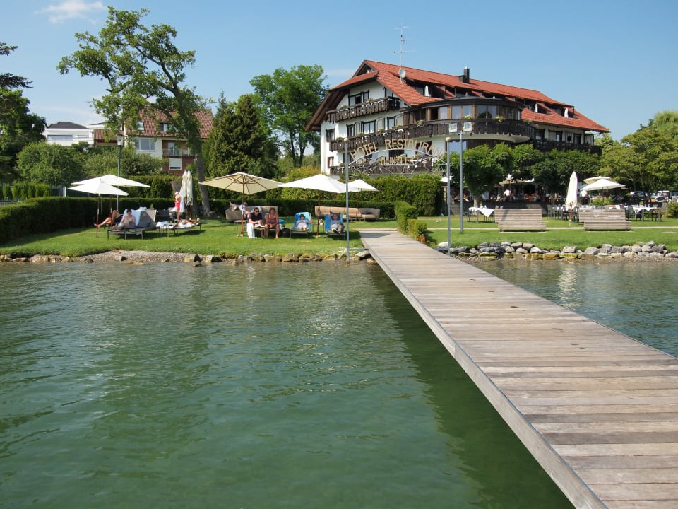 "Blick Auf Das Hotel Vom B..." Hotel Heinzler Am See (Immenstaad ...