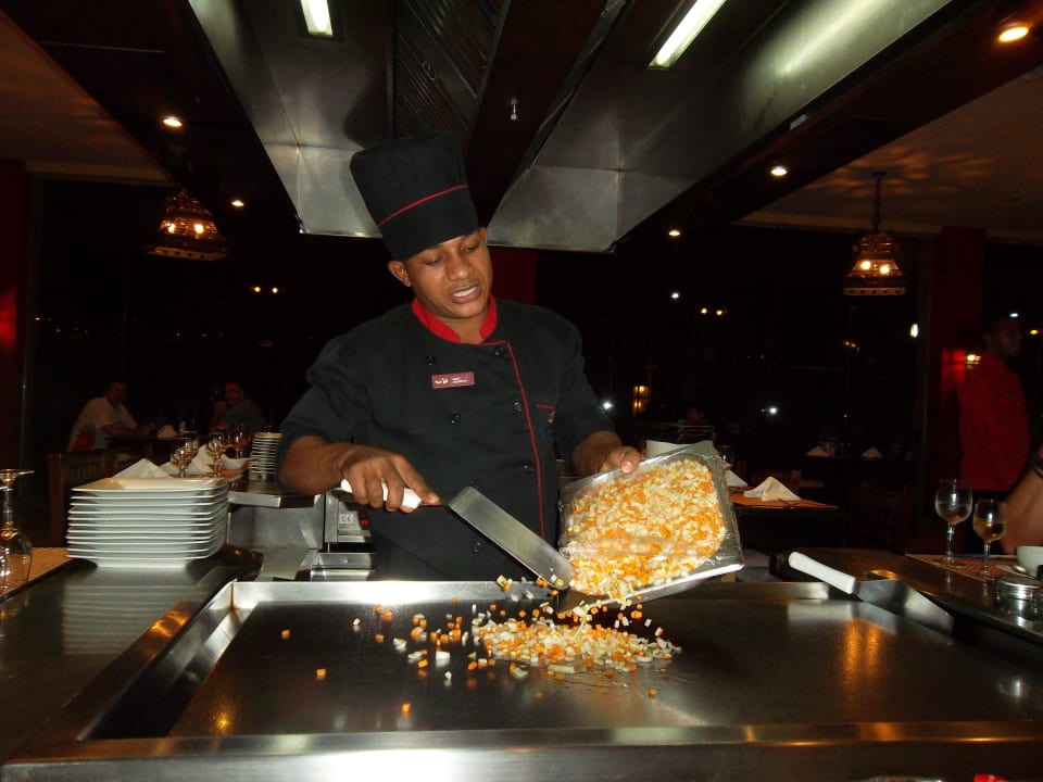 Show-cooking beim Japaner Grand Palladium Select Bávaro Resort & Spa