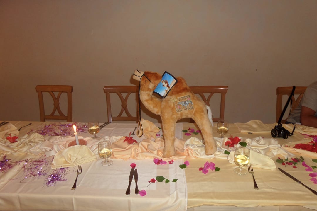 Urodzinowy wystrój Hotel El Mouradi Skanes Beach