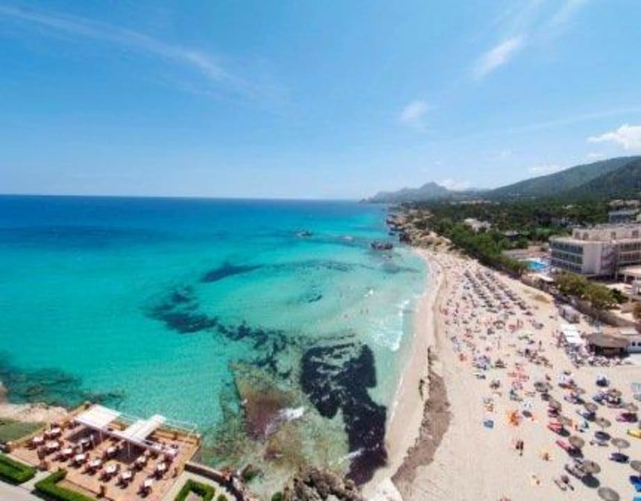 Ausblick, leider nur von den Frontzimmern aus Hotel Clumba