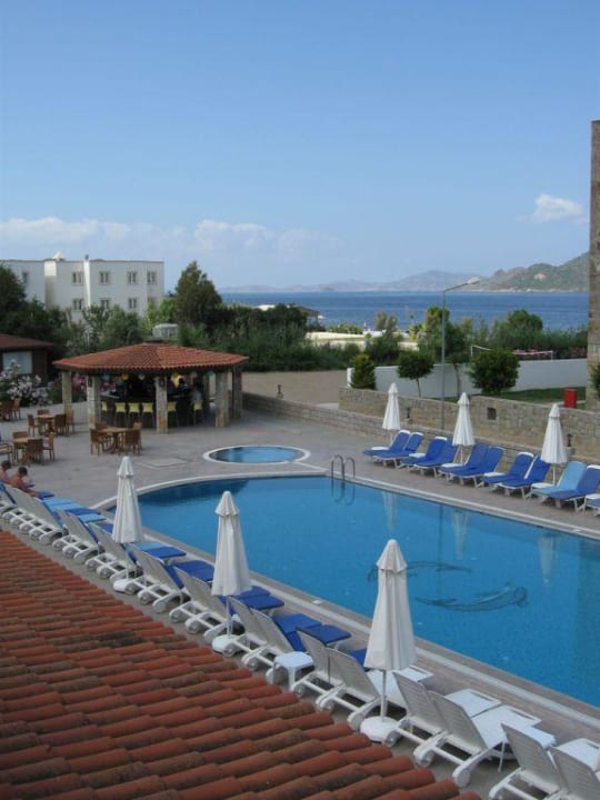 Aussicht vom Hotel auf`s Meer Tiana Beach Resort