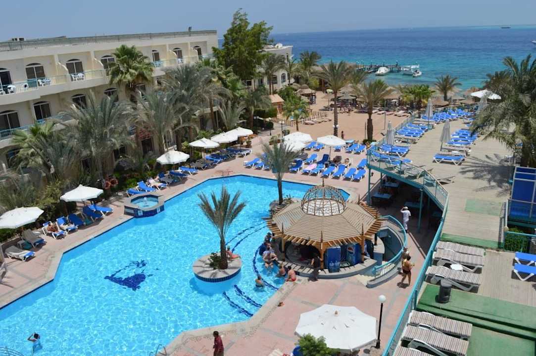 Widoczek z balkonu  Bella Vista Resort Hurghada