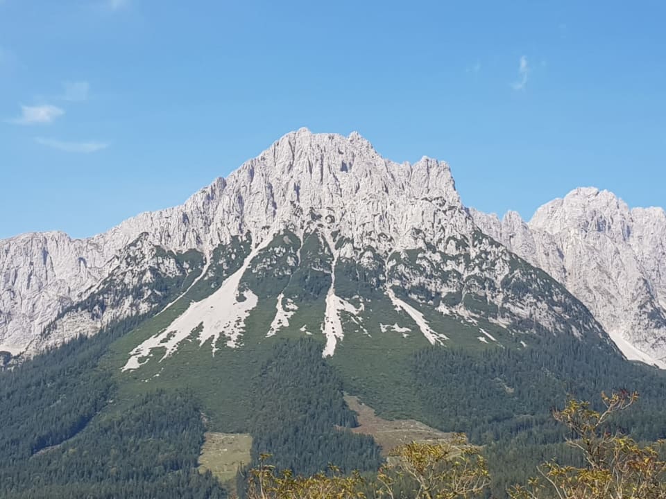 Ausblick Franzlhof Söll am Wilden Kaiser