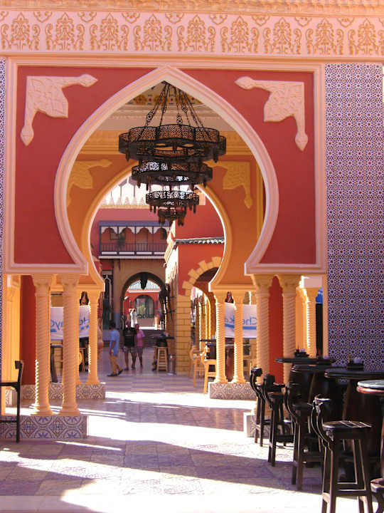 Die Passage mit Gastronomie Pickalbatros Alf Leila Wa Leila Resort - Neverland Hurghada