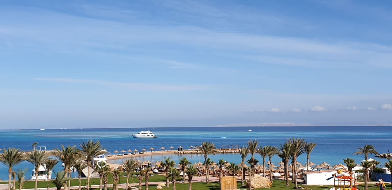 Ausblick Hilton Hurghada Plaza